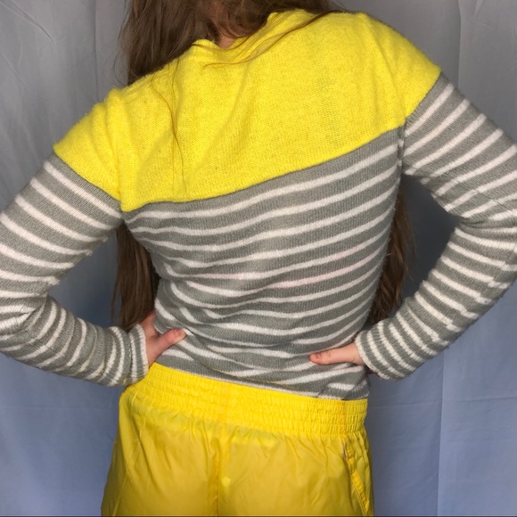 💛GAP cable knit sweater with stripes💛 - Picture 4 of 6
